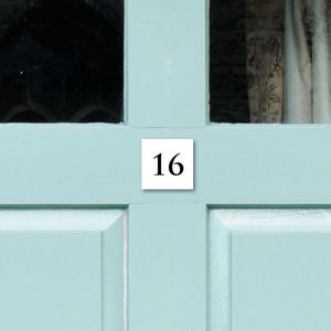 Square Acrylic Door Number