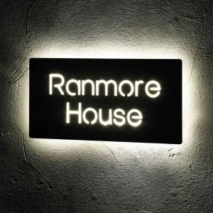 Illuminated House Signs LED Door Number