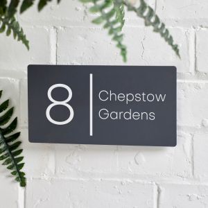 Modern House Sign