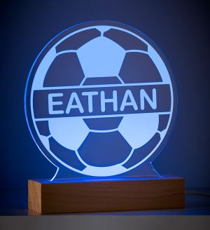 Personalised Football Night Light