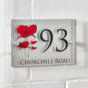 Poppy House Sign